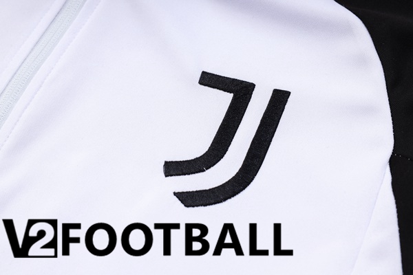 Juventus Training Jacket Suit White Black 2023/2024