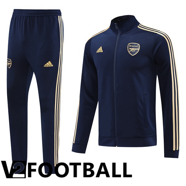 Arsenal Training Jacket Suit Royal Bluee 2023/2024