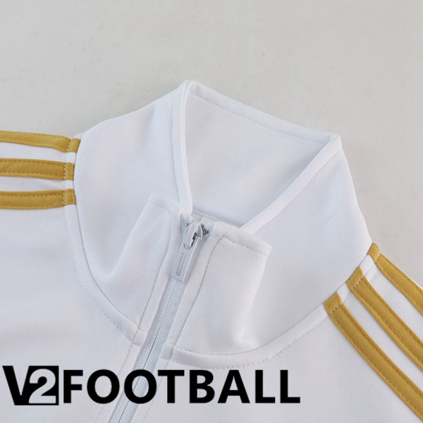 Real Madrid Training Jacket Suit White 2023/2024