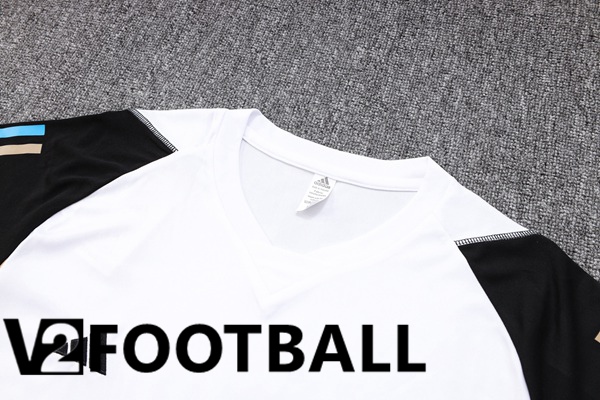 Real Madrid Training T Shirt + Shorts White 2023/2024