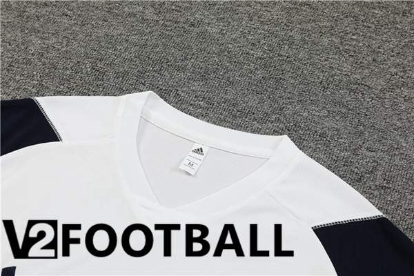 Real Madrid Training T Shirt + Shorts White 2023/2024