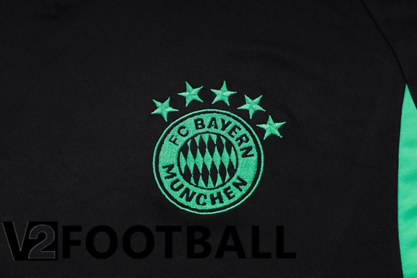 Bayern Munich Training T Shirt + Shorts Black 2023/2024