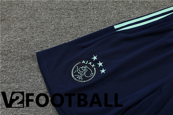 AFC Ajax Training T Shirt + Shorts White 2023/2024