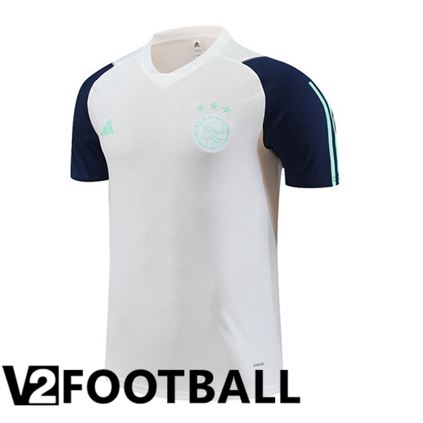 AFC Ajax Training T Shirt White 2023/2024