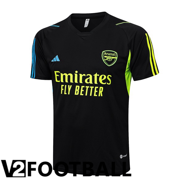 Arsenal Training T Shirt Black 2023/2024