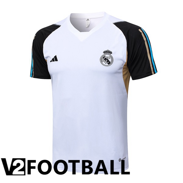 Real Madrid Training T Shirt White 2023/2024