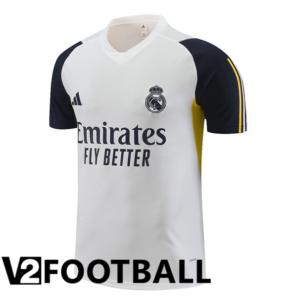 Real Madrid Training T Shirt White 2023/2024