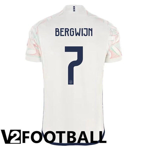 AFC Ajax (Bergwijn 7) Football Shirt Away White 2023/2024