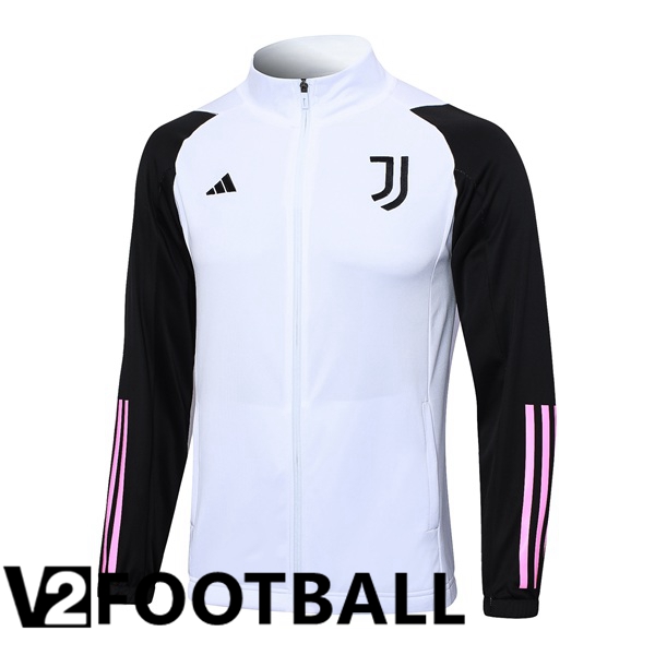 Juventus Training Jacket White Black 2023/2024