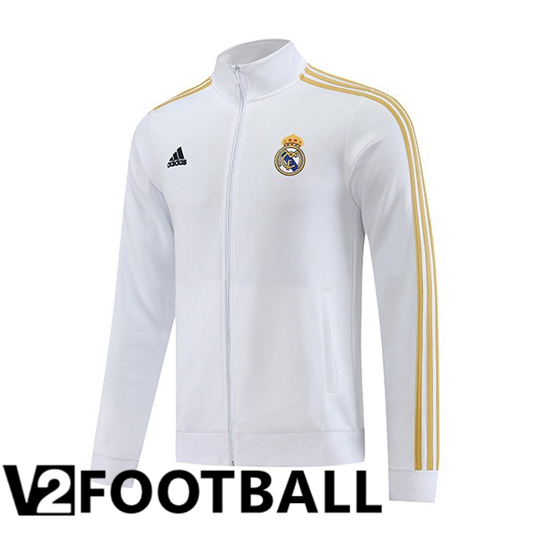 Real Madrid Training Jacket White 2023/2024