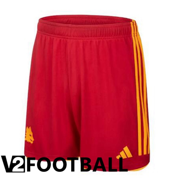 AS Roma Soccer Shorts Home Red 2023/2024