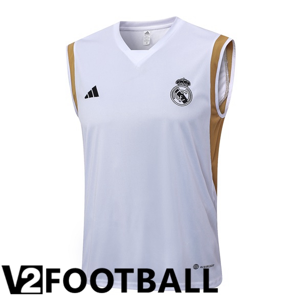 Real Madrid Soccer Vest White 2023/2024