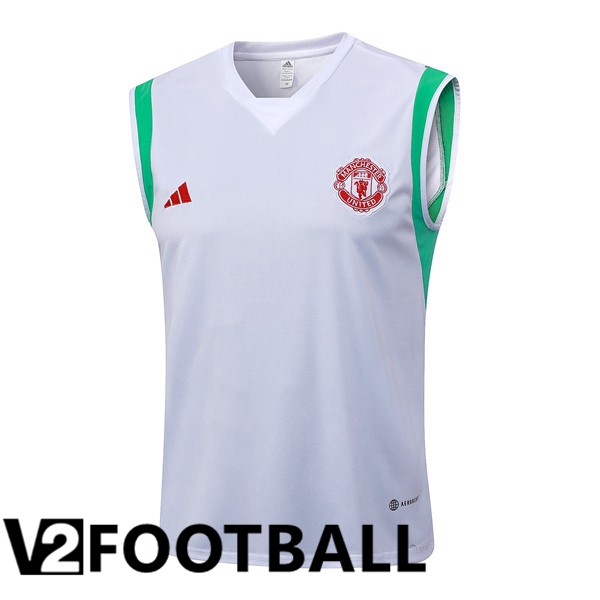 Manchester United Soccer Vest White 2023/2024