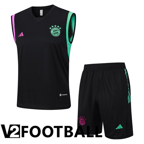 Bayern Munich Soccer Vest + Shorts Black 2023/2024