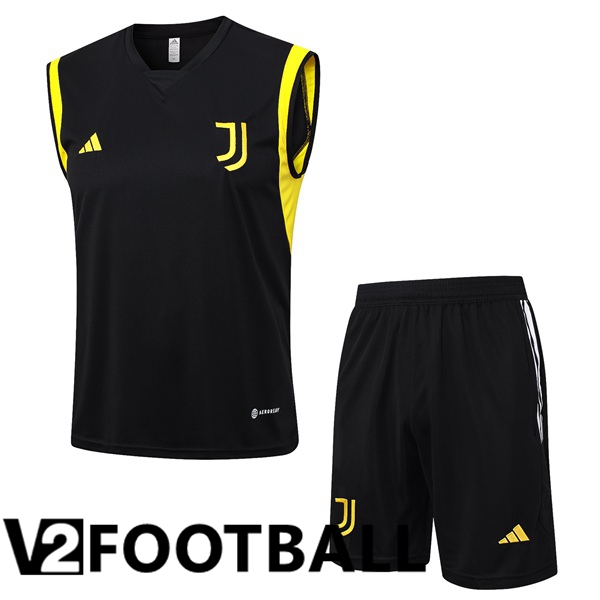 Juventus Soccer Vest + Shorts Black 2023/2024