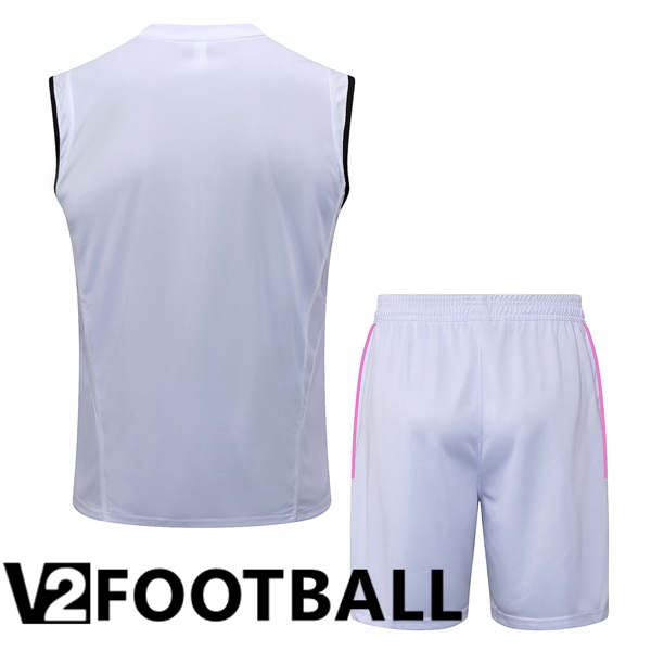 Juventus Soccer Vest + Shorts White 2023/2024