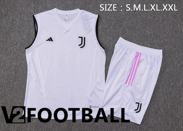 Juventus Soccer Vest + Shorts White 2023/2024