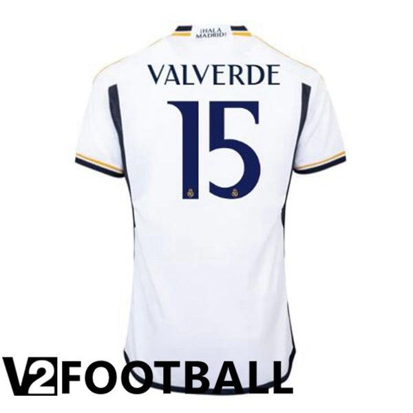 Real Madrid (ValGreen 15) Football Shirt Home White 2023/2024