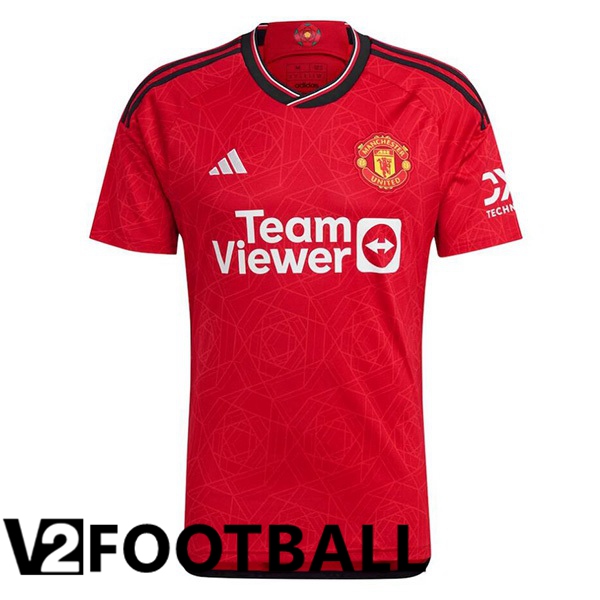 Manchester United Football Shirt Home Red 2023/2024
