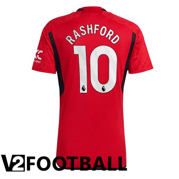 Manchester United (Rashford 10) Football Shirt Home Red 2023/2024