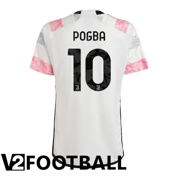 Juventus (POGBA 10) Football Shirt Away White 2023/2024