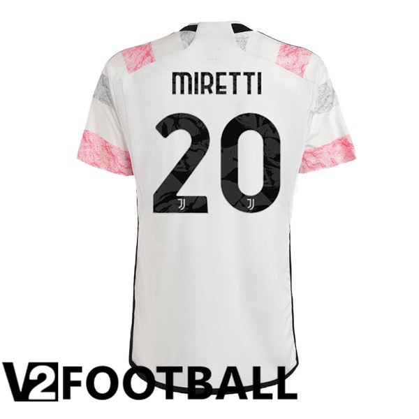 Juventus (MIRETTI 20) Football Shirt Away White 2023/2024