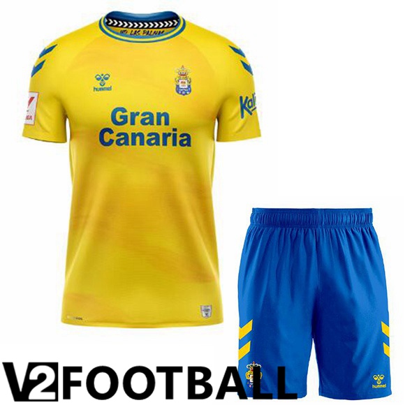 UD Las Palmas Kids Football Shirt Home Yellow 2023/2024