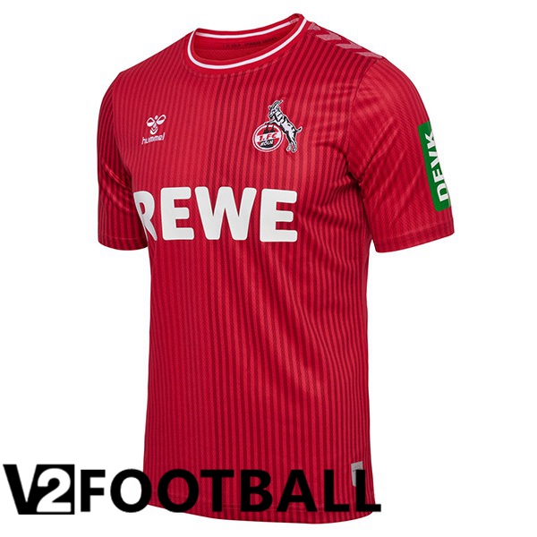 FC Koln Football Shirt Away Red 2023/2024