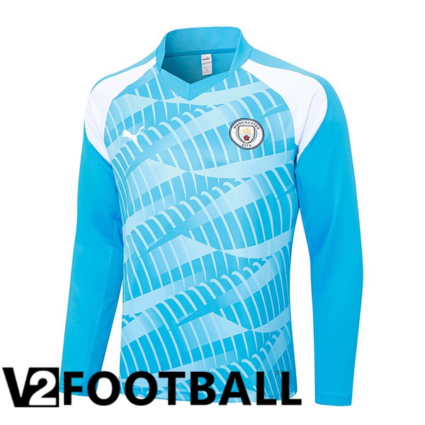 Manchester City Training Sweatshirt Blue 2023/2024