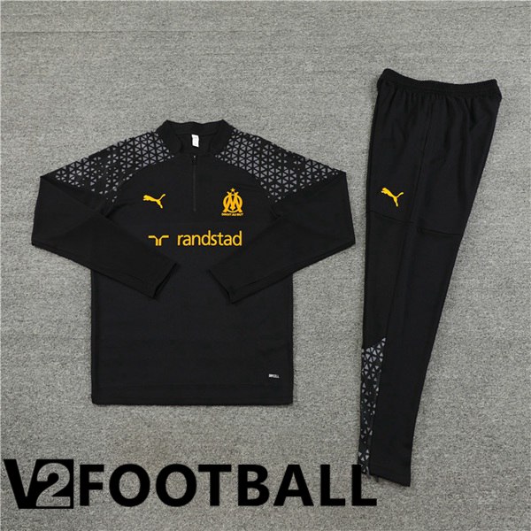 Marseille OM Training Tracksuit Suit Black 2023/2024