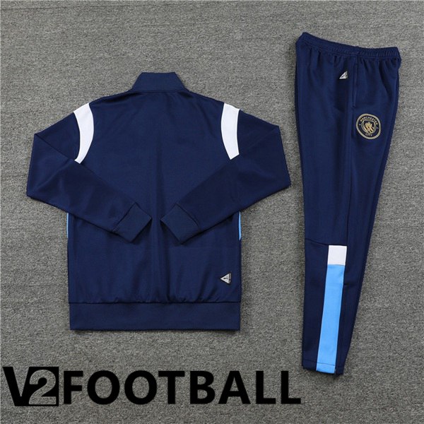 Manchester City Training Jacket Suit Royal Bluee 2023/2024