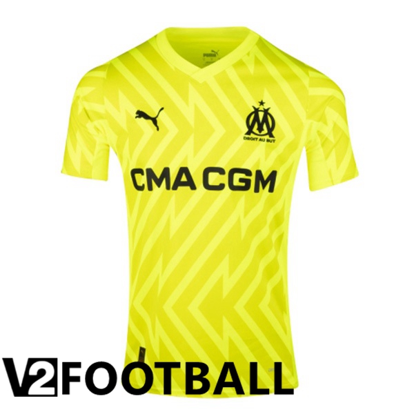 Marseille OM Football Shirt Goalkeeper Yellow 2023/2024