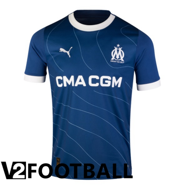 Marseille OM Football Shirt Away Blue 2023/2024