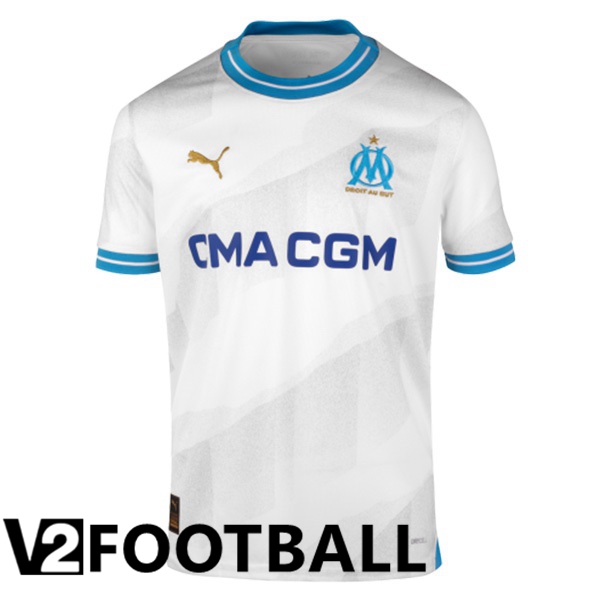 Marseille OM Football Shirt Home White 2023/2024