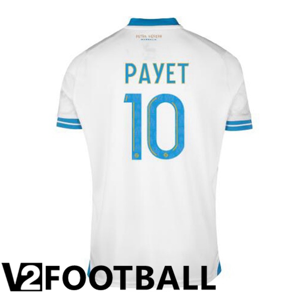 Marseille OM (PAYET 10) Football Shirt Home White 2023/2024