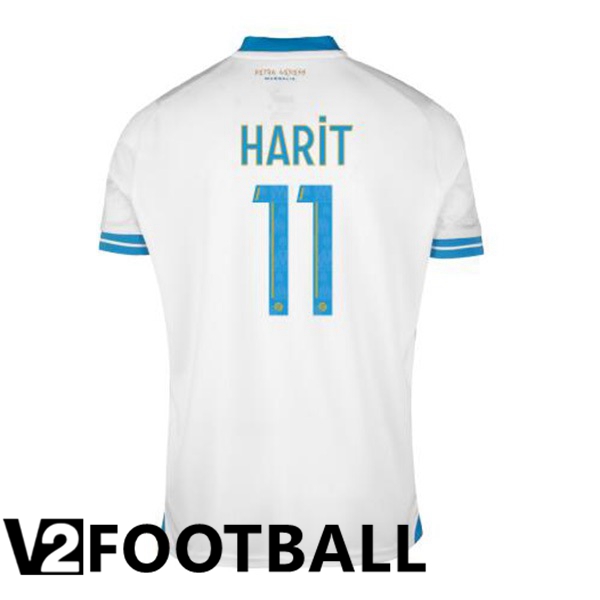 Marseille OM (HARIT 11) Football Shirt Home White 2023/2024