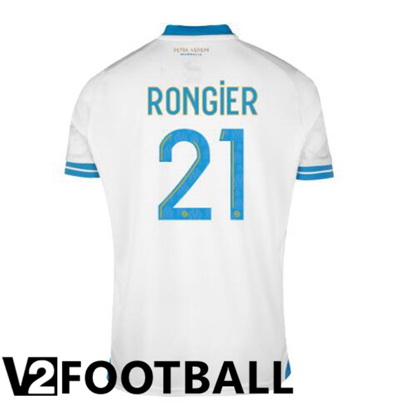 Marseille OM (RONGIER 21) Football Shirt Home White 2023/2024