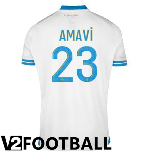 Marseille OM (AMAVI 23) Football Shirt Home White 2023/2024