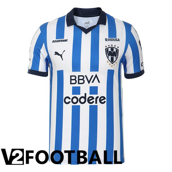 CF Monterrey Football Shirt Home Blue White 2023/2024