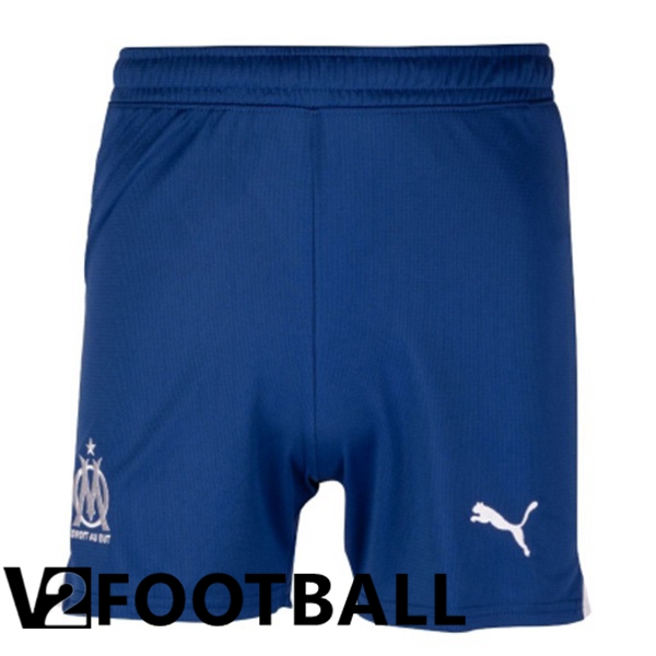 Marseille OM Soccer Shorts Away Blue 2023/2024
