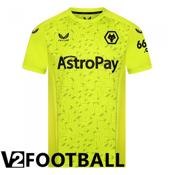 Wolves Football Shirt Goalkeeper Yellow 2023/2024