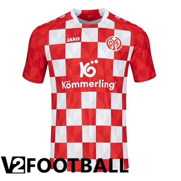 FSV Mainz 05 Football Shirt Home Red 2023/2024