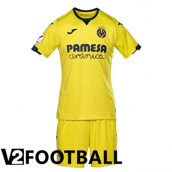 Villarreal Kids Football Shirt Home Yellow 2023/2024