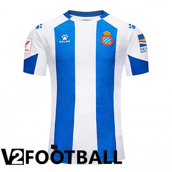 RCD Espanyol Football Shirt Home Blue White 2023/2024