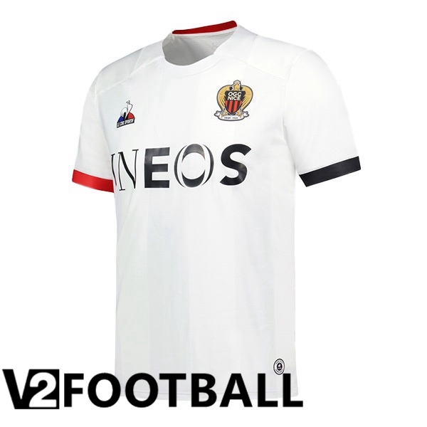 OGC Nice Football Shirt Away White 2023/2024