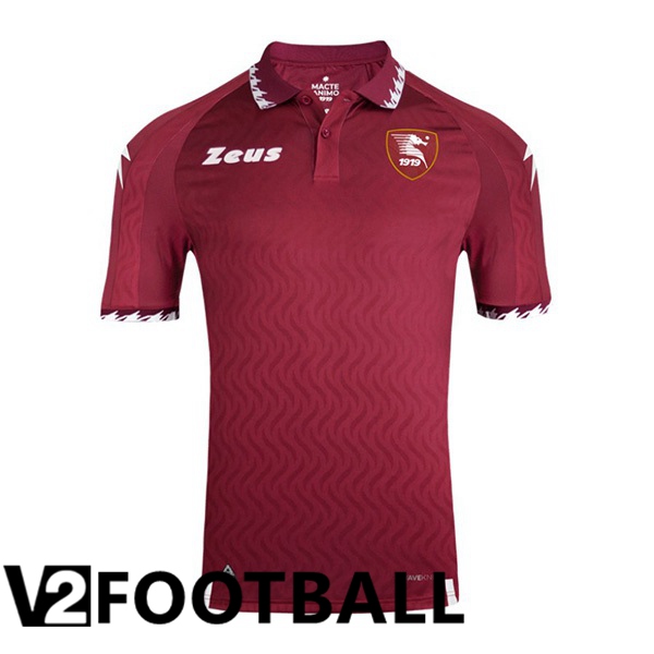 US Salernitana 1919 Football Shirt Home Red 2023/2024
