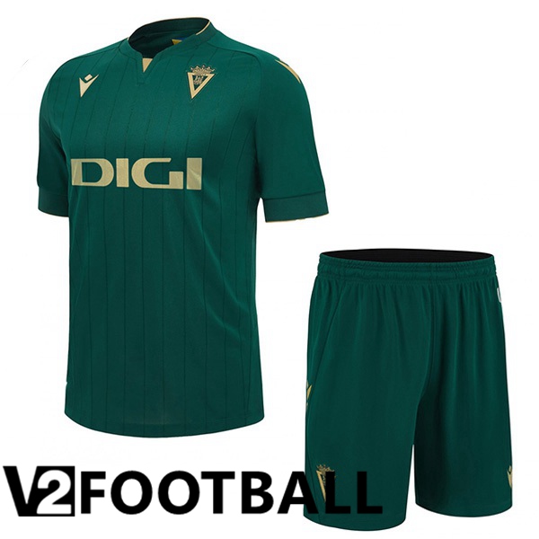 Cadiz CF Kids Football Shirt Third Green 2023/2024