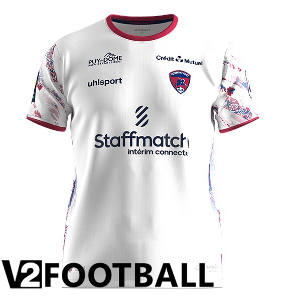 Clermont Foot 63 Football Shirt Away White 2023/2024