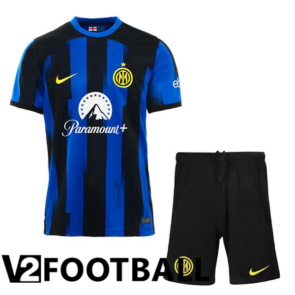 Inter Milan Kids Football Shirt Home Blue 2023/2024