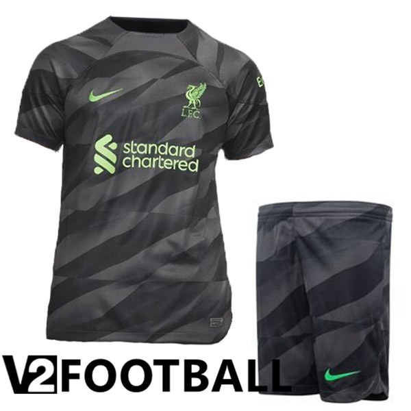 FC Liverpool Kids Football Shirt Goalkeeper Black 2023/2024
